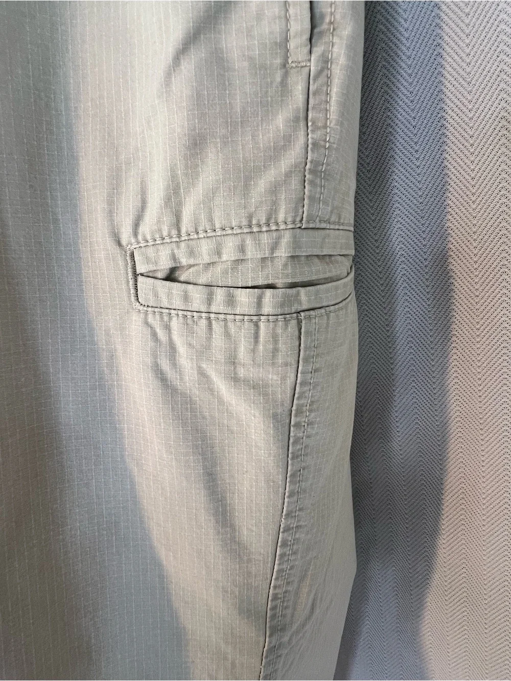 Roundtree & Yorke Casual Men’s Cotton Pants Beige Pockets Textured 32X30 👍